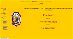 Desktop Screenshot of confreriekortessem.be